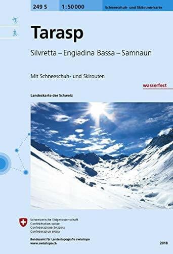 Bundesamt für Landestopografie swisstopo Tarasp Skirouten 1:50'000