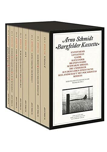 Schmidt, Arno Bargfelder Ausgabe. Studienausgabe der Werkgruppe I: Romane, Erzählungen, Gedichte, Juvenilia: 4 in 8 Teilbänden in Kassette