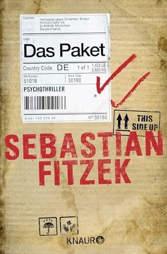 Fitzek, Sebastian Das Paket: Psychothriller | SPIEGEL Bestseller Platz 1 | 'Sebastian Fitzek hat ein Paket gepackt, das es in sich hat - eine irre Story, Grusel und Spannung bis zur letzten Zeile.' dpa
