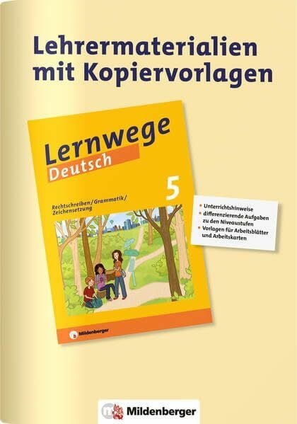 Grötsch, Fabian Lehrerservice „Rechtschreiben / Grammatik / Zeichensetzung 5“: Lernwege Deutsch – Lehrerservice für die Sekundarstufe 1 (Lernwege Deutsch: Arbeitshefte und Lehrerservice für die Sekundarstufe 1)