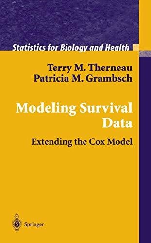 Grambsch, Patricia M. Modeling Survival Data: Extending the Cox Model (Statistics for Biology and Health)