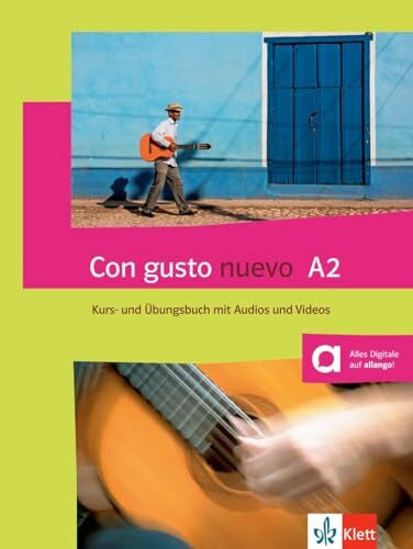 Klett Sprachen GmbH Con gusto nuevo A2: Kurs- und Übungsbuch mit Audios und Videos