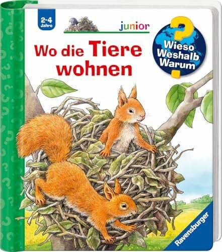 Möller, Anne Wieso? Weshalb? Warum? junior, Band 46 - Wo die Tiere wohnen (Sachbuch ab 2 Jahre - mit Klappen) (junior, 46)