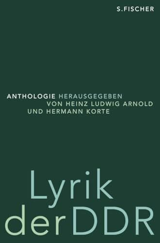 Ruckaberle, Axel Lyrik der DDR: Anthologie