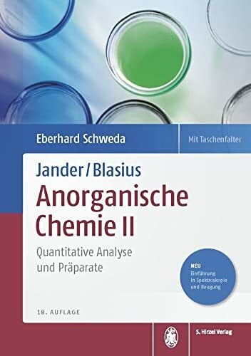 Schweda, Eberhard Jander/Blasius | Anorganische Chemie II: Quantitative Analyse und Präparate