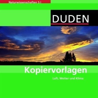 CD-ROM Kopiervorlagen Naturwissenschaften SI: Luft, Wetter und Klima