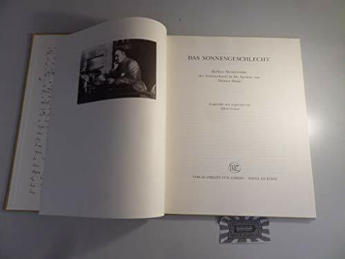 Grimm, Alfred Das Sonnengeschlecht - Berliner Meisterwerke der Amarna-Kunst in der Sprache von Thomas Mann.