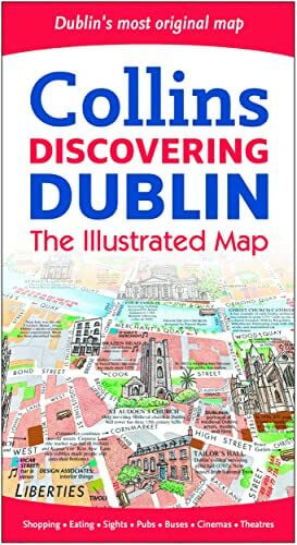 Collins Maps Discovering Dublin Illustrated Map (Collins Travel Guides)
