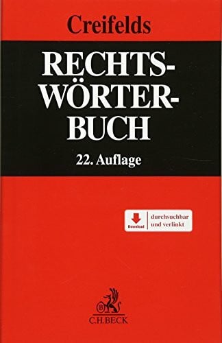 Weidenkaff, Walter Rechtswörterbuch: Mit Freischaltcode zum Download der Textinhalte