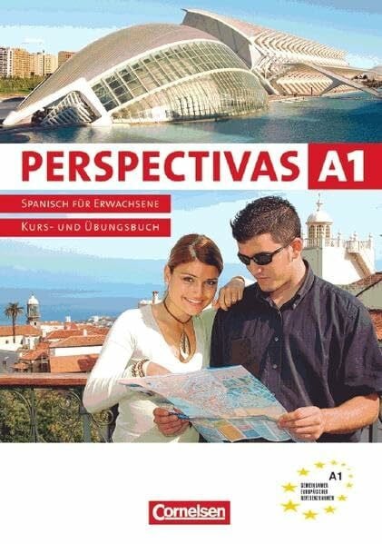 Álvarez, Araceli Vicente Perspectivas. Spanisch für Erwachsene / Band 1 - Europäischer Referenzrahmen: A1: Kurs-, Arbeitsbuch und Vokabeltaschenbuch. Inkl. CD zum Übungsteil: Niveau A1
