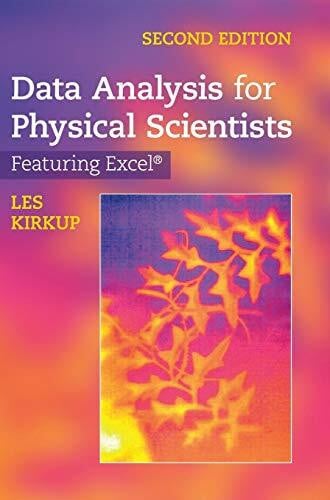 Les Kirkup Data Analysis for Physical Scientists: Featuring Excel®
