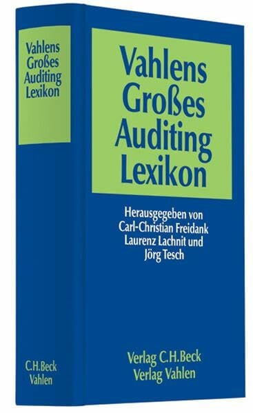 Weber, Stefan C. Vahlens Großes Auditing Lexikon