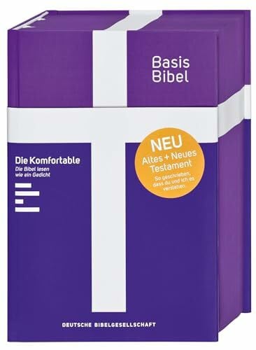Deutsche Bibelgesellschaft BasisBibel. Die Komfortable. Lila: Altes und Neues Testament. Komfortables Schriftbild (Sinn-Zeilenfall)