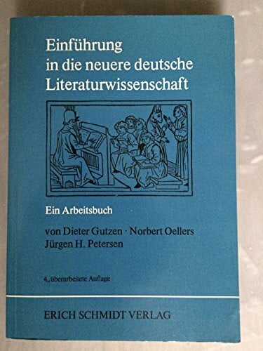 Jürgen H. Petersen Einfuhrung in Die Neuere Deutsche Literaturwissenschaft: Ein Arbeitsbuch.