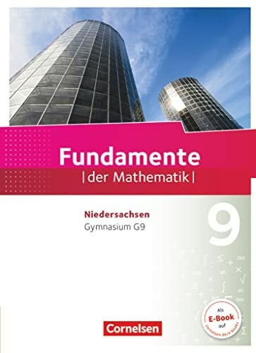 Mentzendorff, Arne Fundamente der Mathematik - Niedersachsen ab 2015 - 9. Schuljahr: Schulbuch