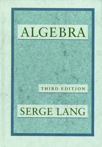 Lang, Serge Algebra