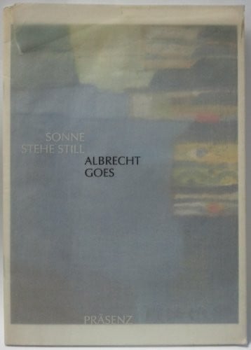 Goes, Albrecht Sonne stehe still