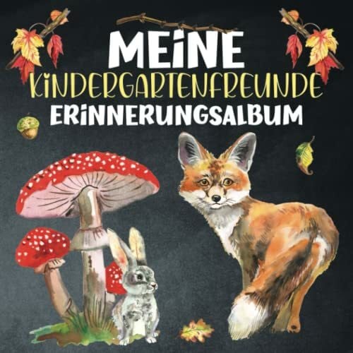 Orca, Mal Meine Kindergartenfreunde - Waldtier Erinnerungsalbum: Kita & Kindergarten Freundschaftsbuch für Mädchen und Jungen ab 3 Jahren