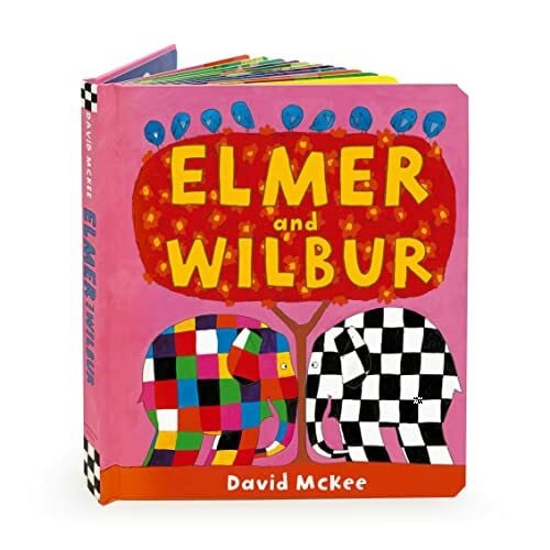 McKee, David Elmer and Wilbur: Board Book: 1 (Elmer the Patchwork Elephant)