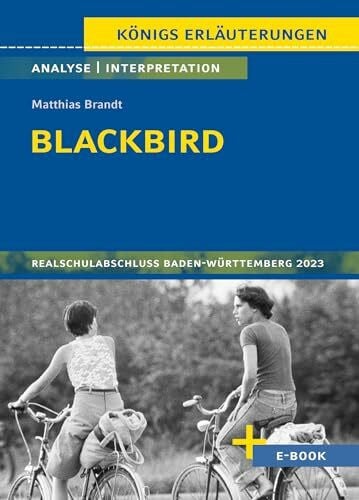 Hasenbach, Sabine Blackbird von Matthias Brandt - Textanalyse und Interpretation: mit Zusammenfassung, Inhaltsangabe, Charakterisierung, Szenenanalyse und Prüfungsaufgaben uvm. (Königs Erläuterungen Spezial)