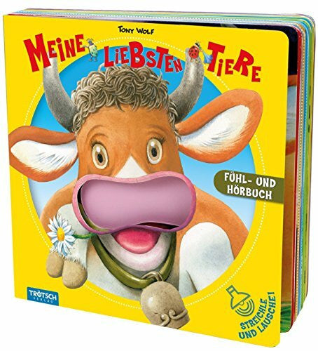 Trötsch Verlag GmbH & Co. KG Trötsch Fühl- und Hörbuch 'Meine liebsten Tiere' Bilderbuch Geschichtenbuch: 12 Seiten (Soundbücher)