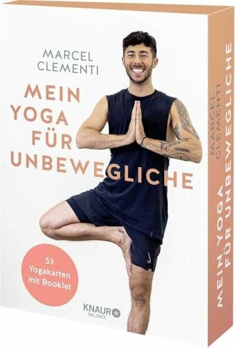 Clementi, Marcel Mein Yoga für Unbewegliche: 53 Yogakarten mit Booklet | Yoga für Anfänger, mit Bildern und Step-by-Step-Anleitungen