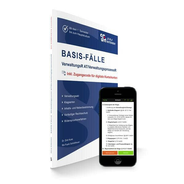 Schildheuer, Frank BASIS-FÄLLE Verwaltungsrecht AT/Verwaltungsprozessrecht: Ab dem 1. Semester bis zum Hauptstudium