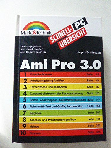 Schlieszeit, Jürgen AmiPro 3.0 (PC-Schnellübersicht)