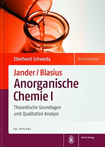 Eberhard Schweda Jander/Blasius, Anorganische Chemie I: Theoretische Grundlagen und Qualitative Analyse