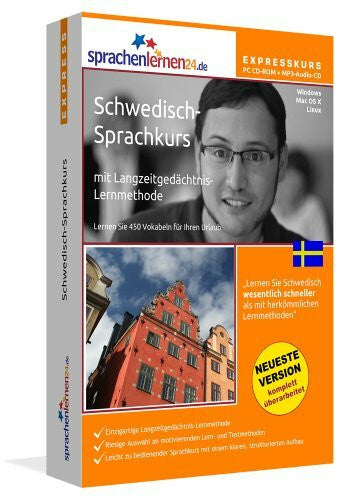 Gollub, Udo Sprachenlernen24.de Schwedisch-Express-Sprachkurs PC CD-ROM für Windows/Linux/Mac OS X + MP3-Audio-CD: Werden Sie in wenigen Tagen fit für Ihre Reise ... mit Langzeitgedächtnis-Lernmethode