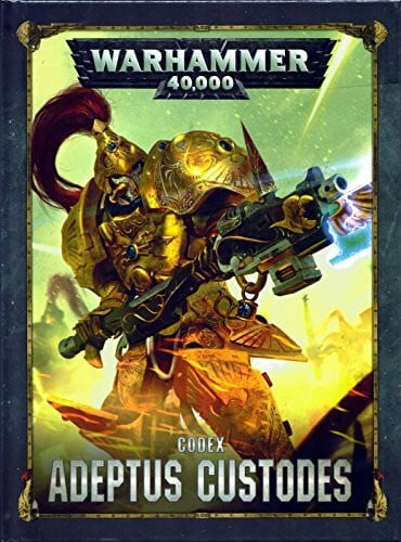 Games Workshop: Warhammer 40k Adeptus Custodes Codex: Adeptus Custodes (Hardcover) - Regelwerk für das Miniature Wargame Warhammer 40,000 - Strategie, Science-Fiction - Deutsch, für Erwachsene (120+)