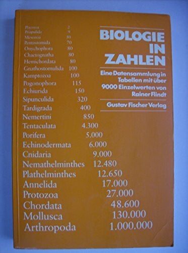 Rainer Flindt BIOLOGIE IN ZAHLEN - Eine Datensammlung in Tabellen mit über 9000 Einzelwerten