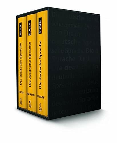 Dudenredaktion Duden - Die deutsche Sprache: Wörterbuch in drei Bänden