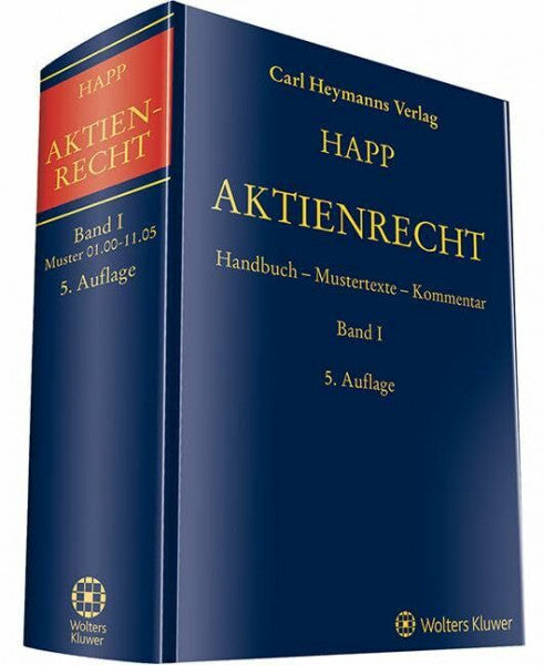 Vetter, Eberhard Aktienrecht Band I: Handbuch - Mustertexte - Kommentar