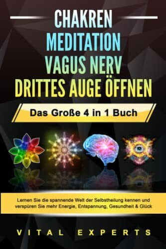Experts, Vital CHAKREN | MEDITATION | VAGUS NERV | DRITTES AUGE ÖFFNEN - Das Große 4 in 1 Buch: Lernen Sie die spannende Welt der Selbstheilung kennen und verspüren Sie mehr Energie, Entspannung, Gesundheit & Glück