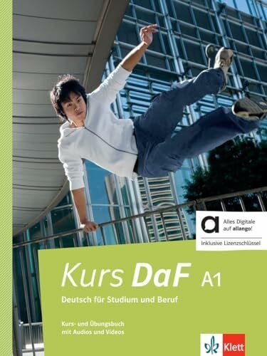 Weidinger, Simone Kurs DaF A1 - Hybride Ausgabe allango: Deutsch für Studium und Beruf. Kurs- und Übungsbuch mit Audios und Videos inklusive Lizenzschlüssel allango (24 Monate) (Kurs DaF: Deutsch für Studium und Beruf)