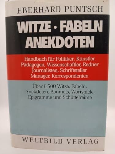 Puntsch, Eberhard Witze, Fabeln, Anekdoten