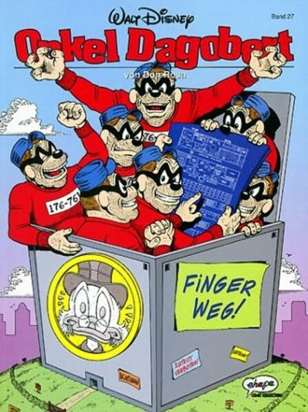 Daibenzieher, Peter Disney: Onkel Dagobert: Onkel Dagobert, Bd.27, Sein goldenes Jubiläum. Gauner gegen Geldspeicher. Vergiss es. Onkel Dagobert