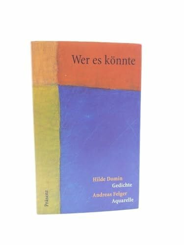 Kohler, Oliver Wer es könnte: Gedichte und Aquarelle