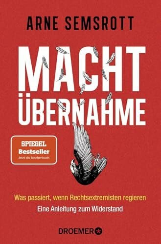 Semsrott, Arne Machtübernahme: Was passiert, wenn Rechtsextremisten regieren | Eine Anleitung zum Widerstand | Der SPIEGEL-Bestseller über Rechtsextremismus, Demokratie und Widerstand jetzt als Taschenbuch