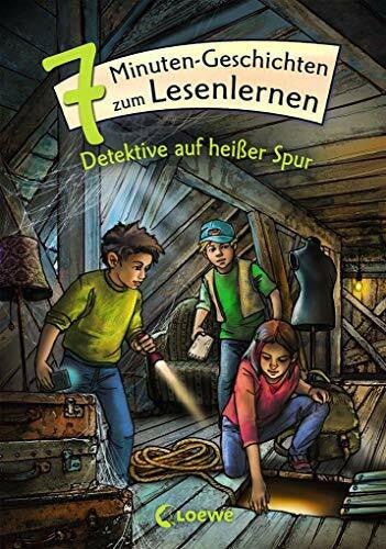 Loewe Erstlesebücher Leselöwen - Das Original - 7-Minuten-Geschichten zum Lesenlernen - Detektive auf heißer Spur: Erstlesebuch für Mädchen und Jungen ab 6 Jahre