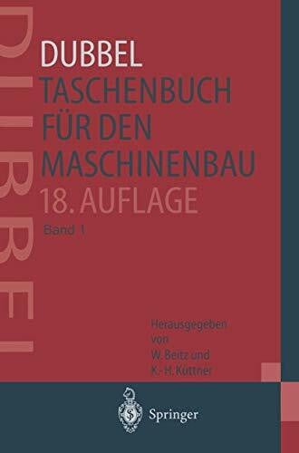 Beitz, Wolfgang DUBBEL - Taschenbuch für den Maschinenbau