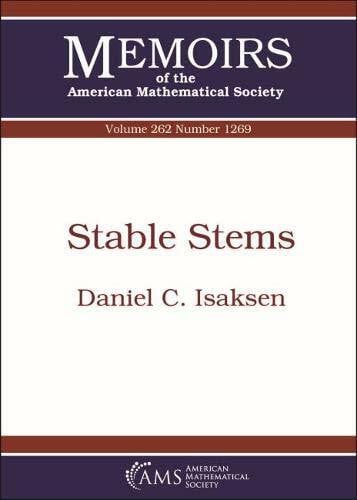 Isaksen, Daniel C. Stable Stems (Memoirs of the American Mathematical Society, Band 262)