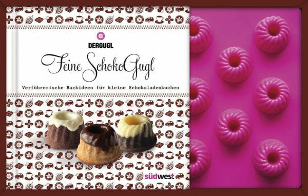 Heigl, Chalwa Feine SchokoGugl-Set: Verführerische Backideen für kleine Schokoladenkuchen. Buch mit Backform für 18 Gugl