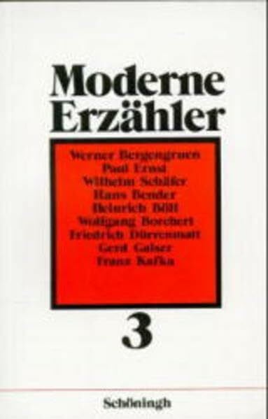 Hammes, K Moderne Erzähler / Moderne Erzähler