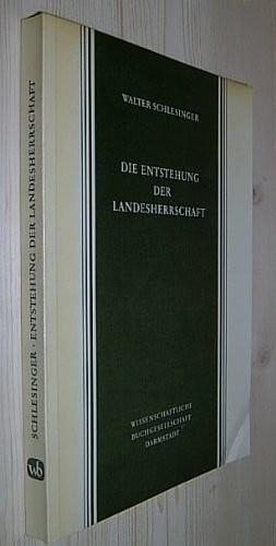 Die Entstehung der Landesherrschaft. Untersuchungen vorwiegend nach mitteldeutschen Quellen.