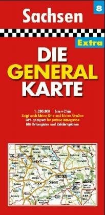 Mair Generalkarten Extra Die Generalkarten Deutschland Extra, 12 Bl., Bl.8, Sachsen
