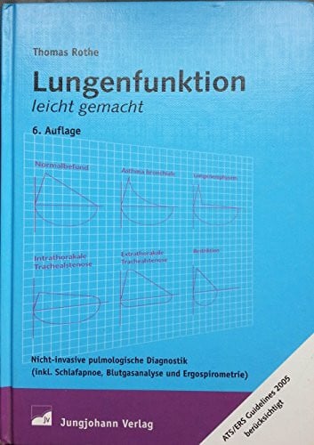 Rothe, Thomas Lungenfunktion leicht gemacht: Nicht-invasive pulmologische Diagnostik (inkl. Schlafapnoe, Blutgasanalyse und Ergospirometrie)
