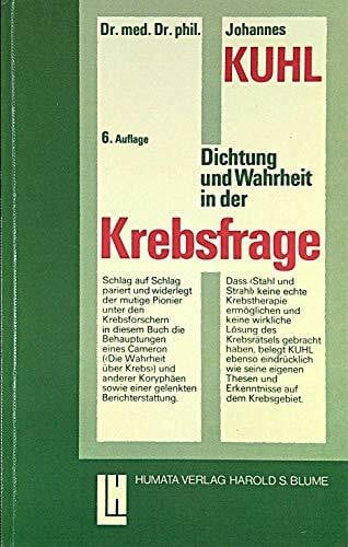 Kuhl, Johannes Dichtung und Wahrheit auf dem Krebsgebiet