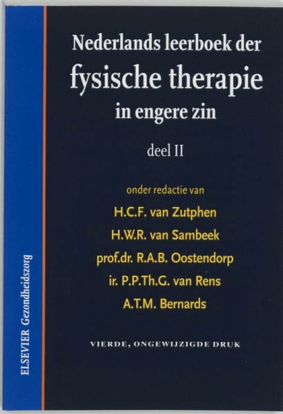 van Zutphen, H.C.F. Nederlands leerboek der fysische therapie in engere zin II